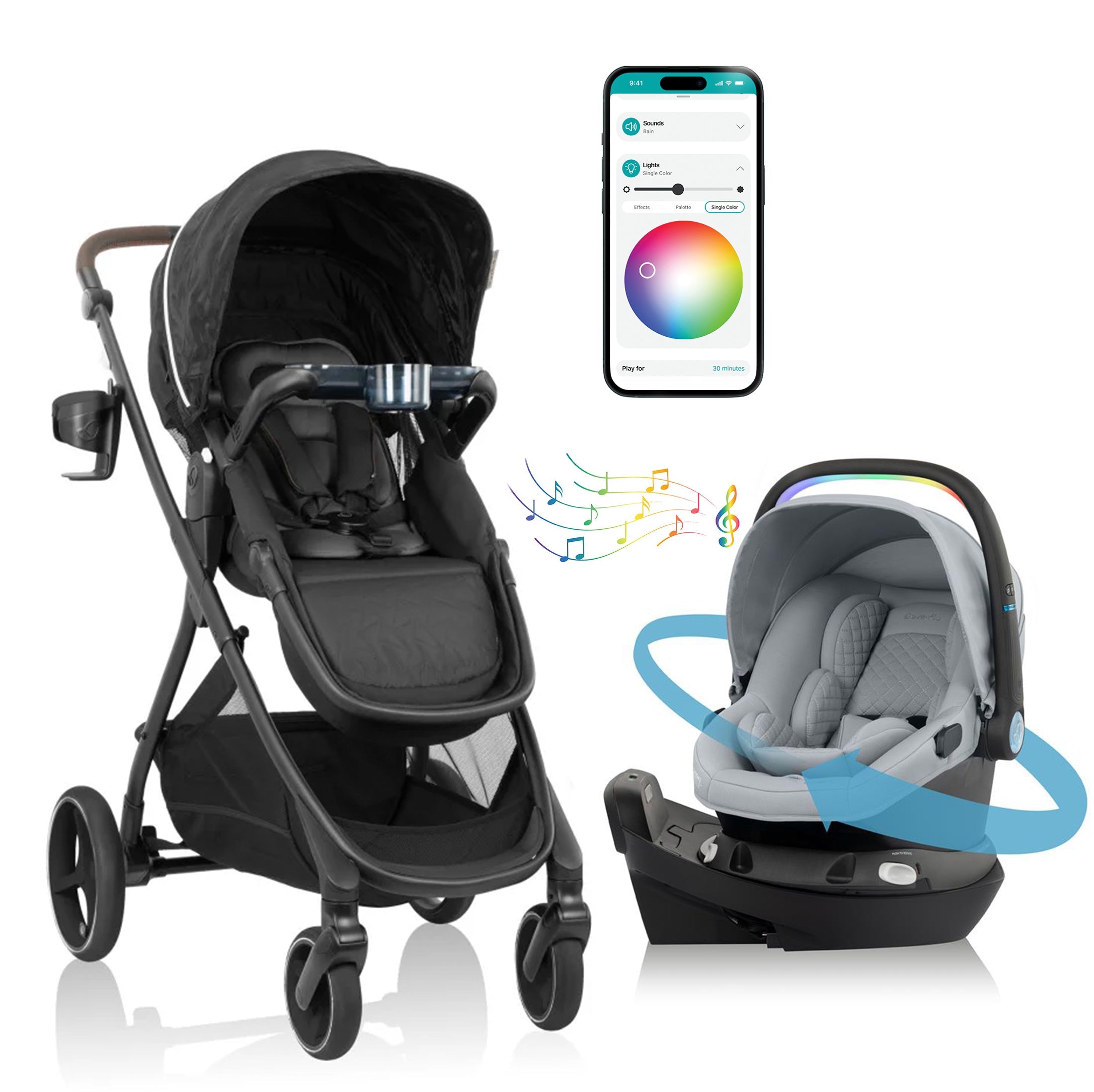 Build Your Own Travel System! Custom Shyft Inutiti+ Stroller & Revolve180 LiteMax NXT Bundle