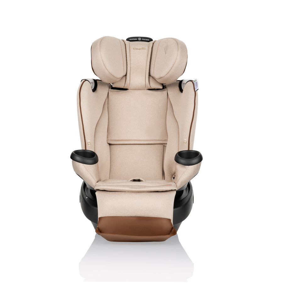 Revolve360 Extend All-in-One Rotational Car Seat with Green & Gentle Fabric - Support