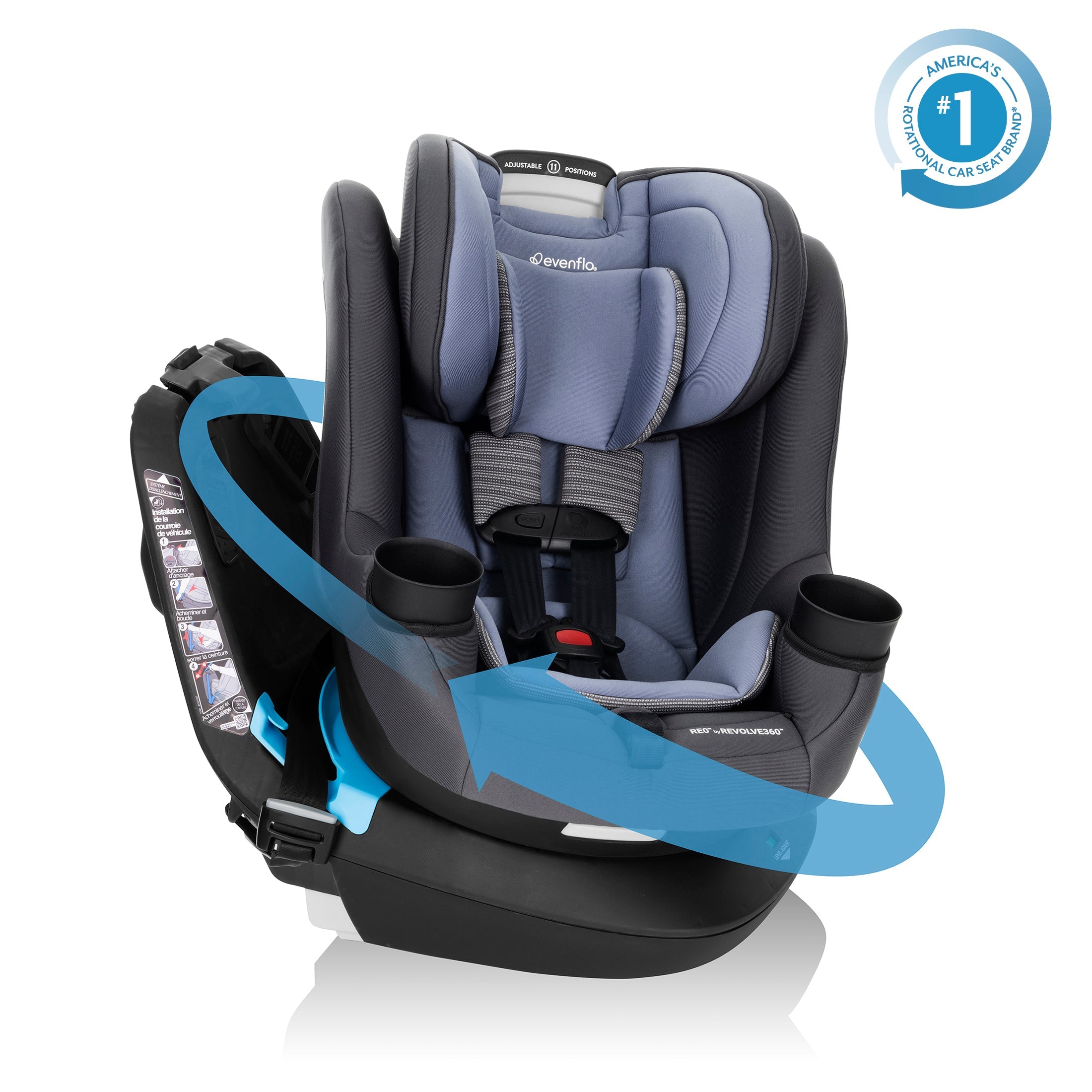 REO by Revolve360 Rotating Convertible Car Seat