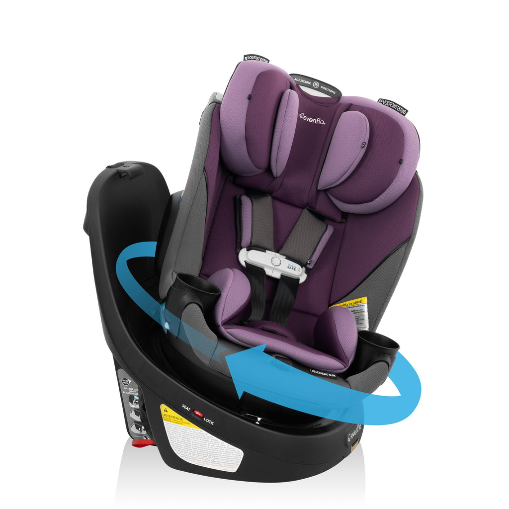 Gold Revolve360 Slim 2-in-1 Rotational Car Seat with SensorSafe