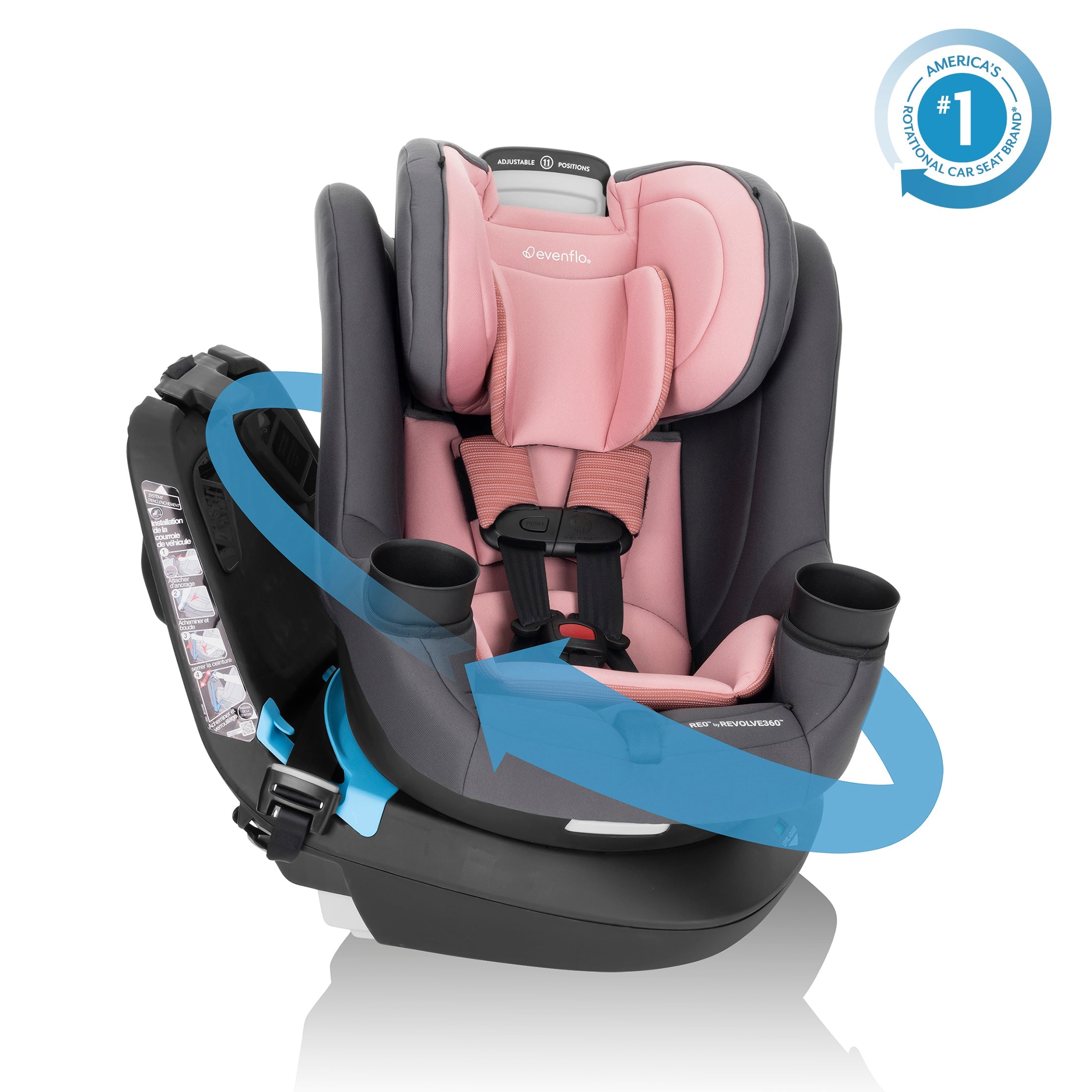 REO by Revolve360 Rotating Convertible Car Seat