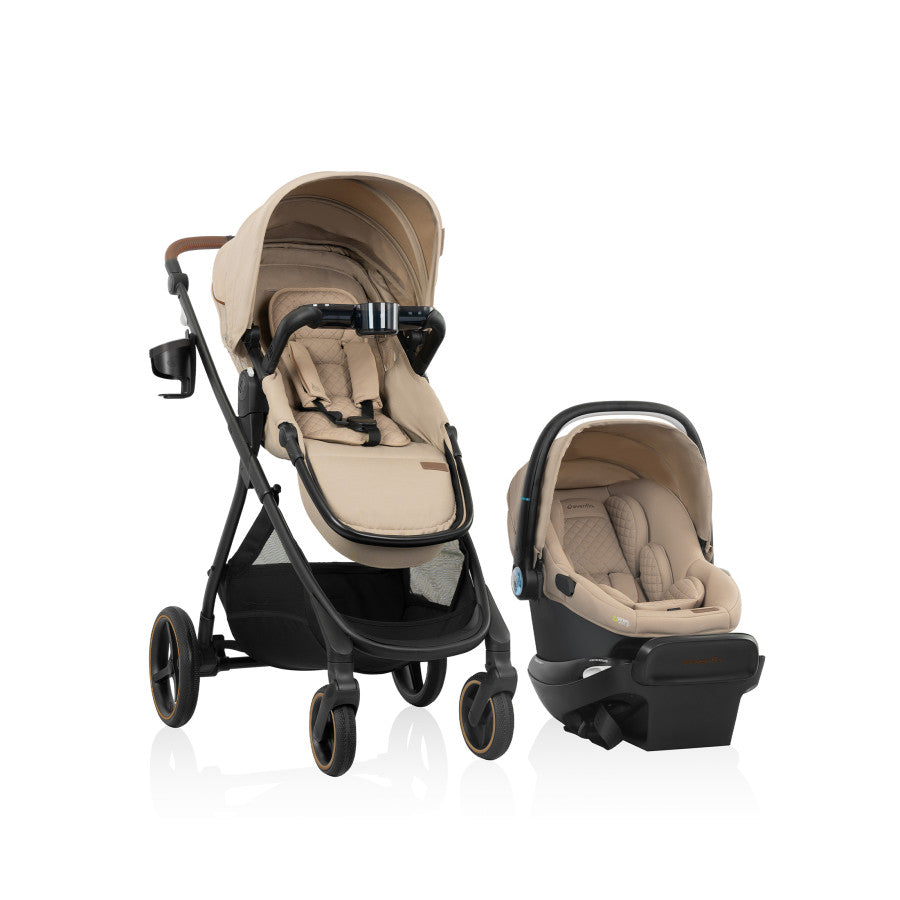 Shyft Intuiti+ Travel System featuring Revolve180 LiteMax NXT with SensorySoothe Green and Gentle - Support