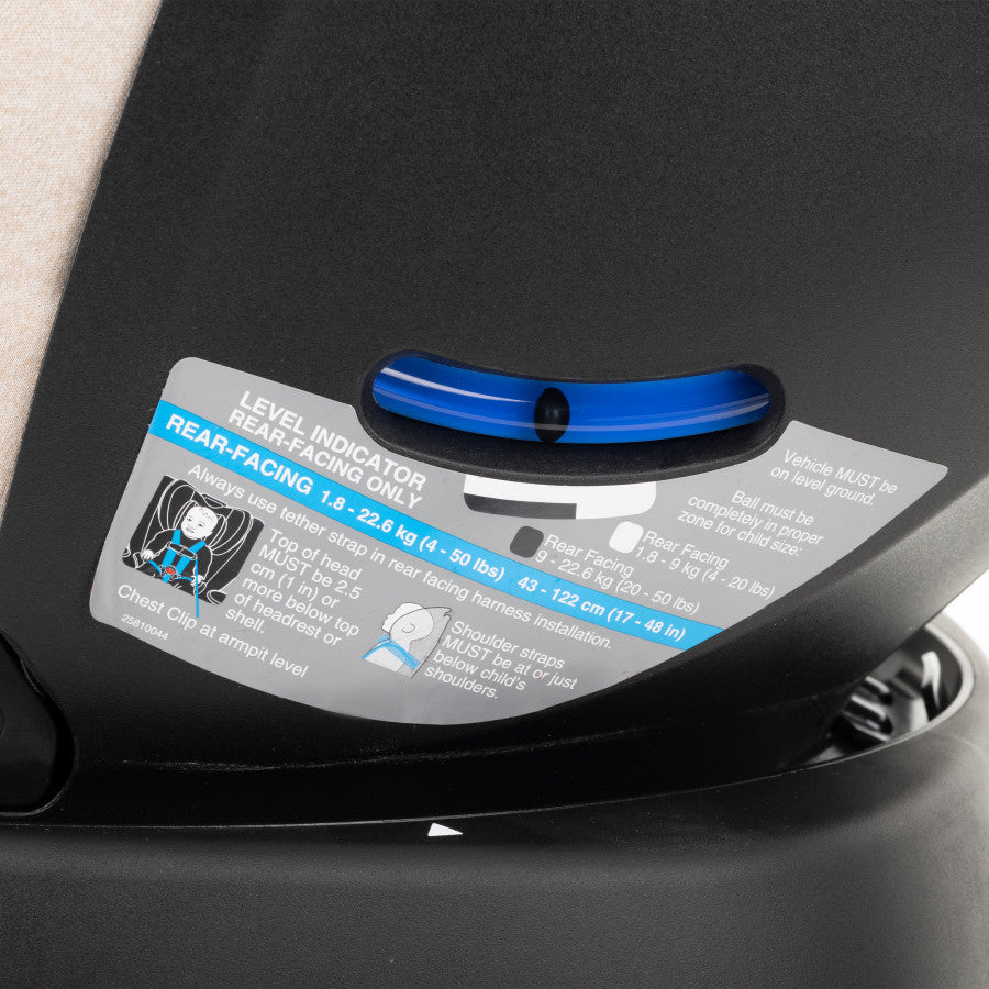 Revolve360 Extend All-in-One Rotational Car Seat with Green & Gentle Fabric - Support