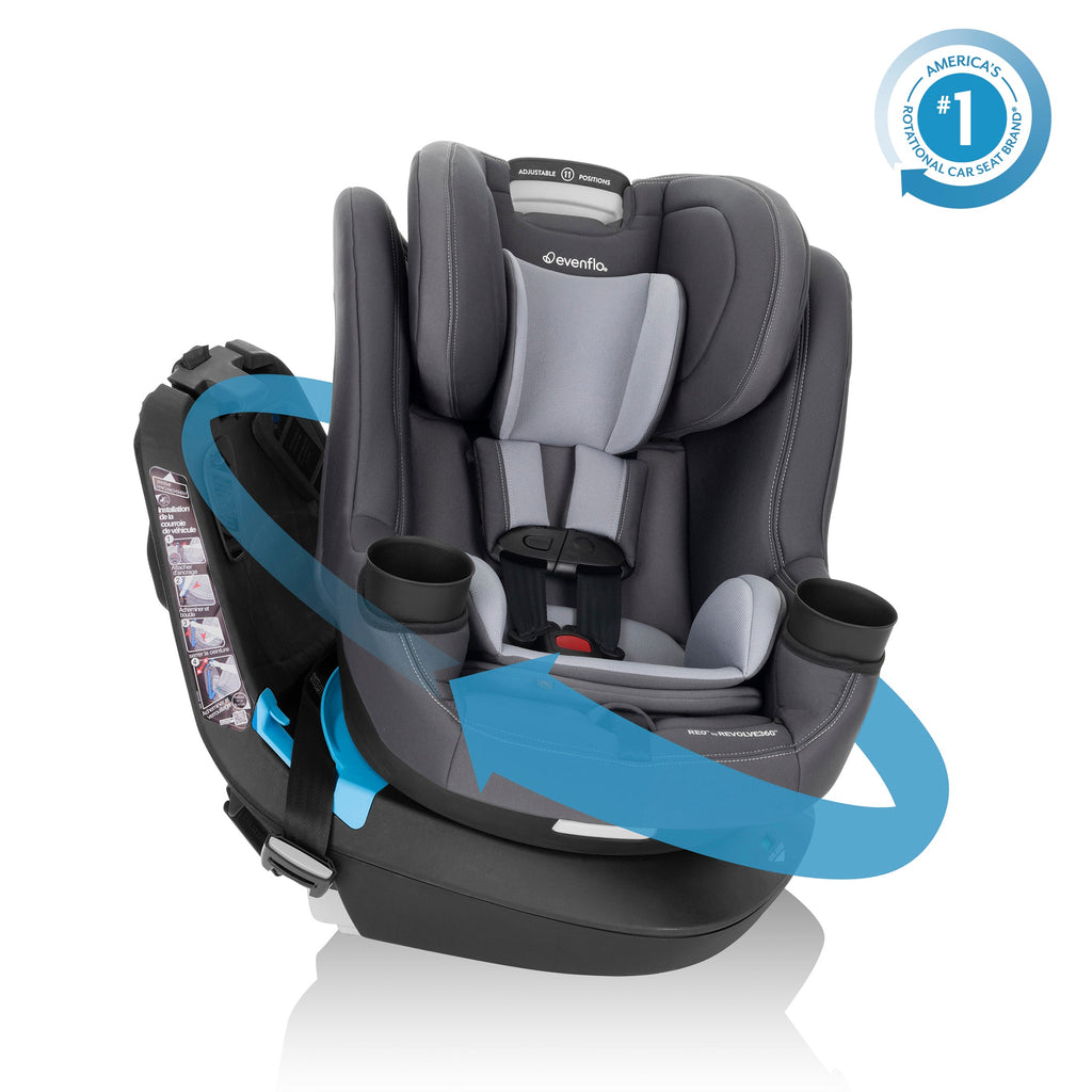 REO by Revolve360 Rotational Convertible Car Seat with Quick Clean Cover